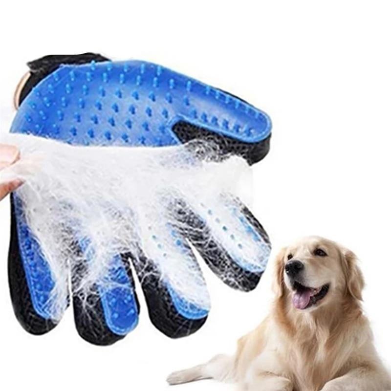 Dog shower outlet glove